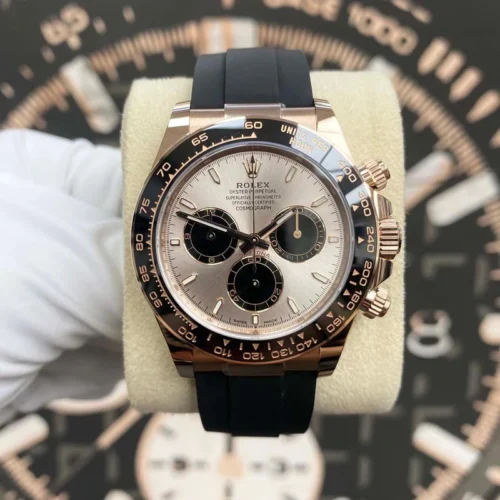 Daytona 126515 40mm Rose Gold/Rubber with Rose Gold Dial